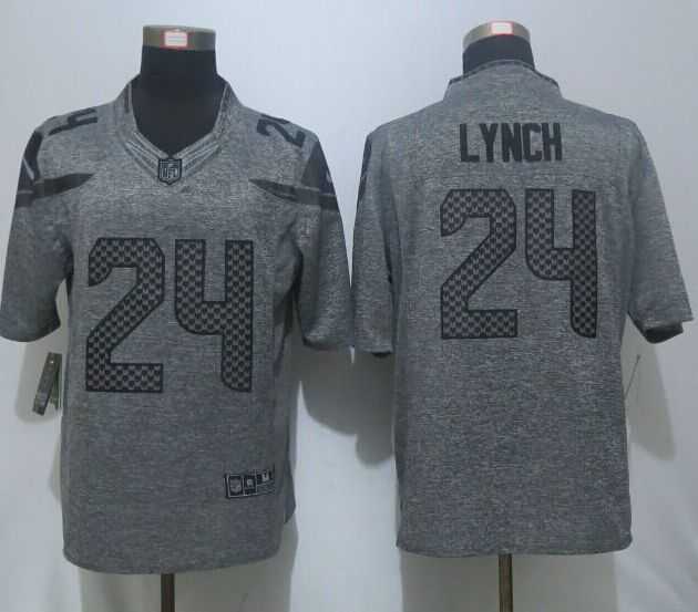 Nike Limited Seattle Seahawks #24 Lynch Men's Stitched Gridiron Gray Jerseys,We sell and wholesale Nike Limited Seattle Seahawks #24 Lynch Men's Stitched Gridiron Gray Jerseys on line form chian!